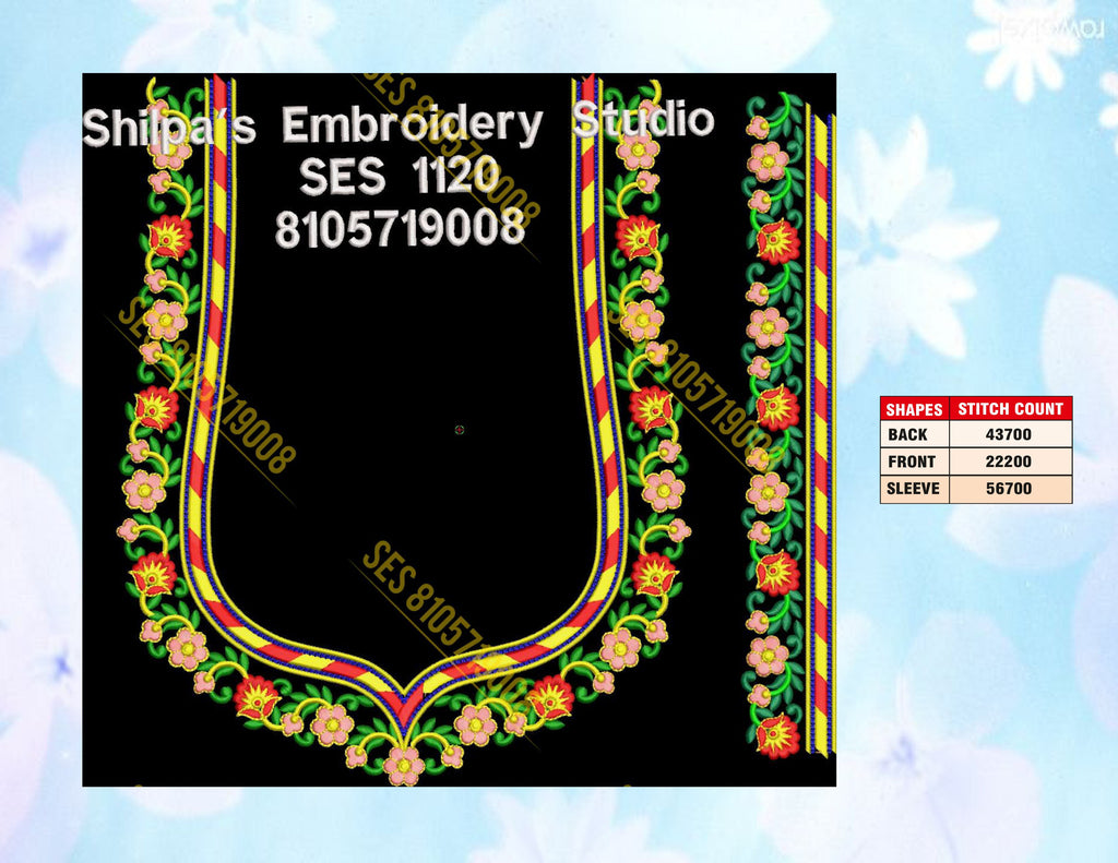 Embroidery Designs 1101-1200 Series