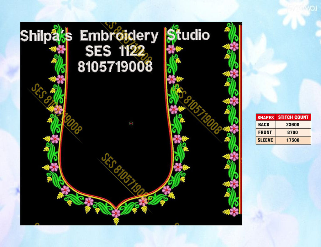 Embroidery Designs 1101-1200 Series