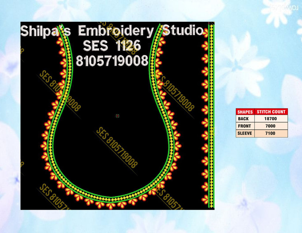 Embroidery Designs 1101-1200 Series