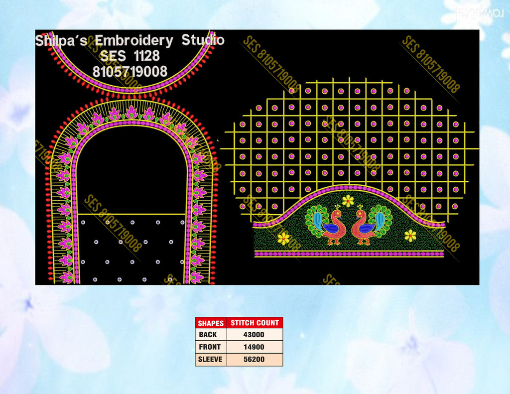 Embroidery Designs 1101-1200 Series