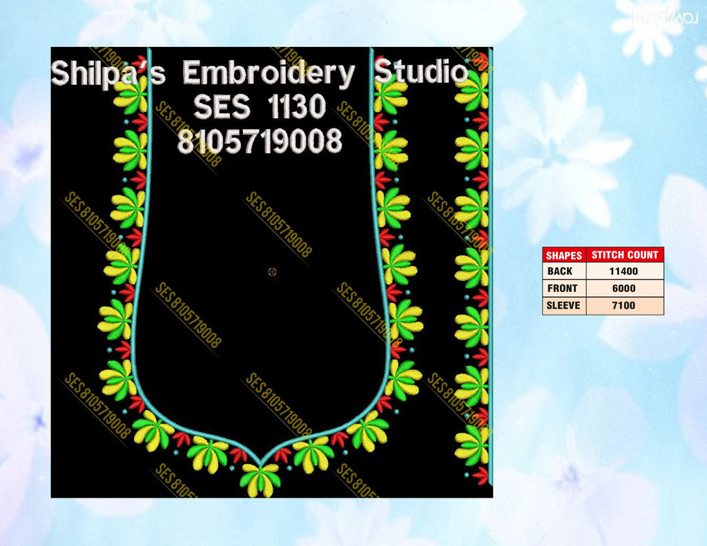 Embroidery Designs 1101-1200 Series