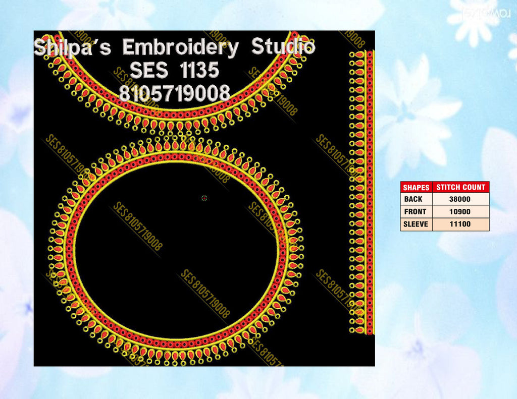 Embroidery Designs 1101-1200 Series