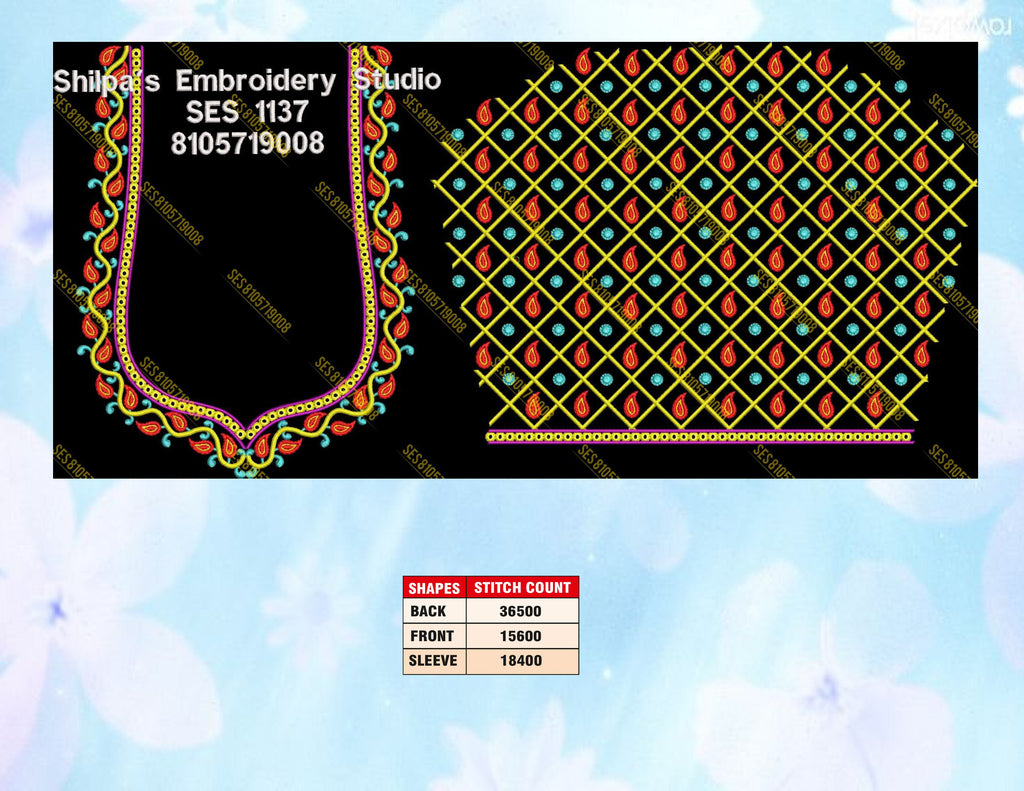 Embroidery Designs 1101-1200 Series
