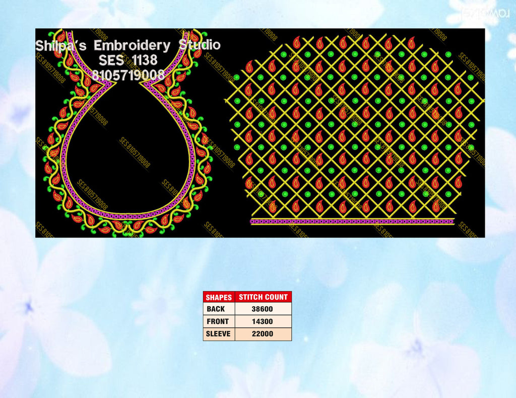 Embroidery Designs 1101-1200 Series