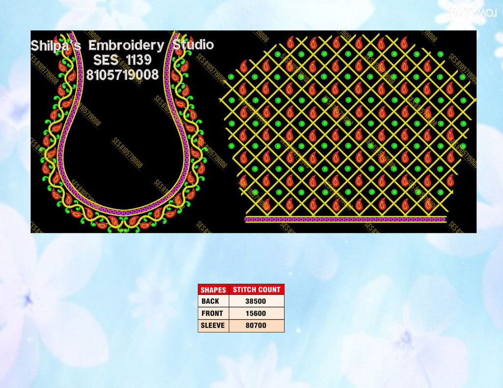 Embroidery Designs 1101-1200 Series