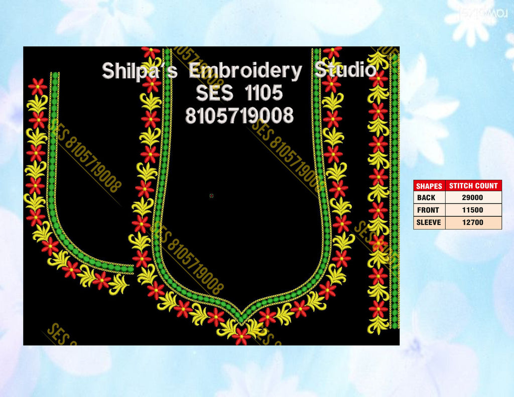 Embroidery Designs 1101-1200 Series