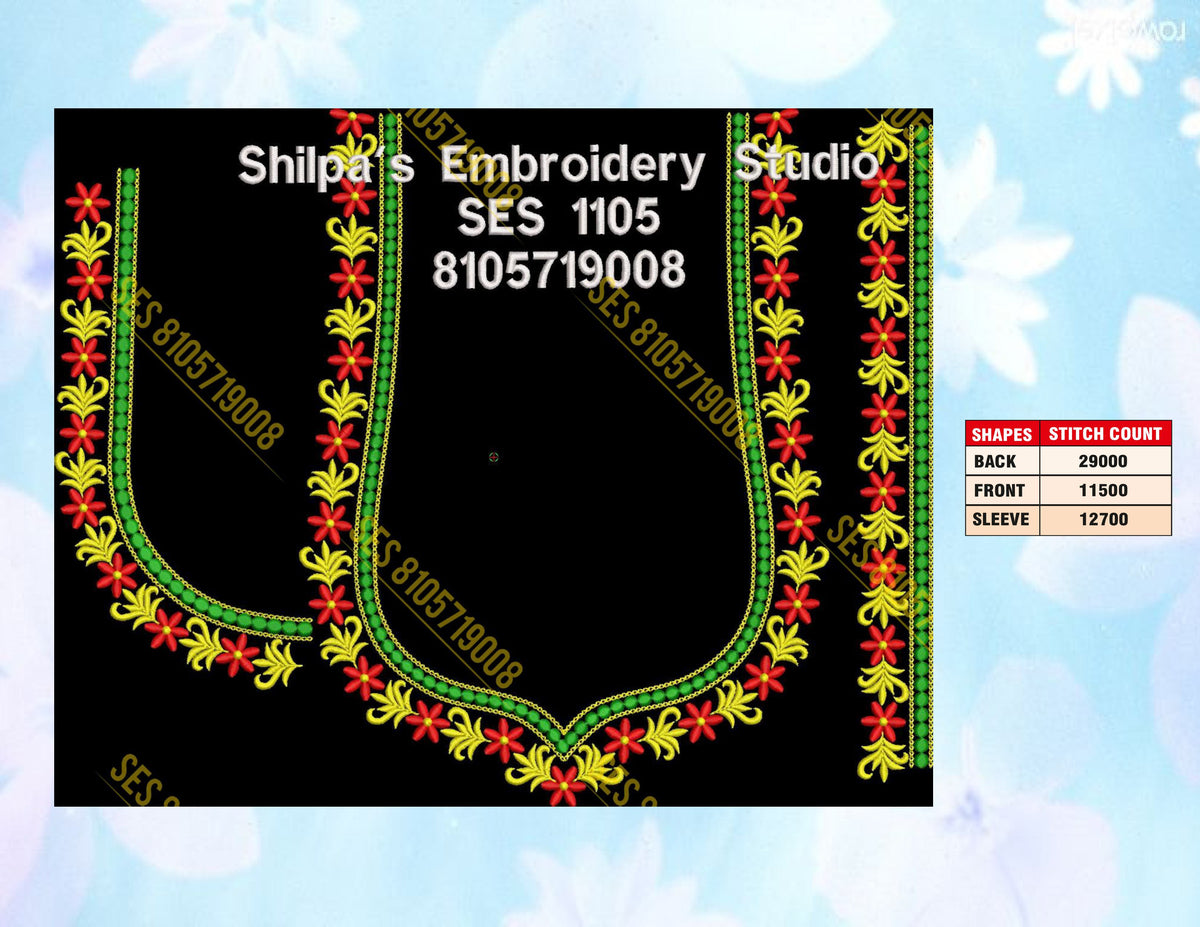 Embroidery Designs 1101-1200 Series