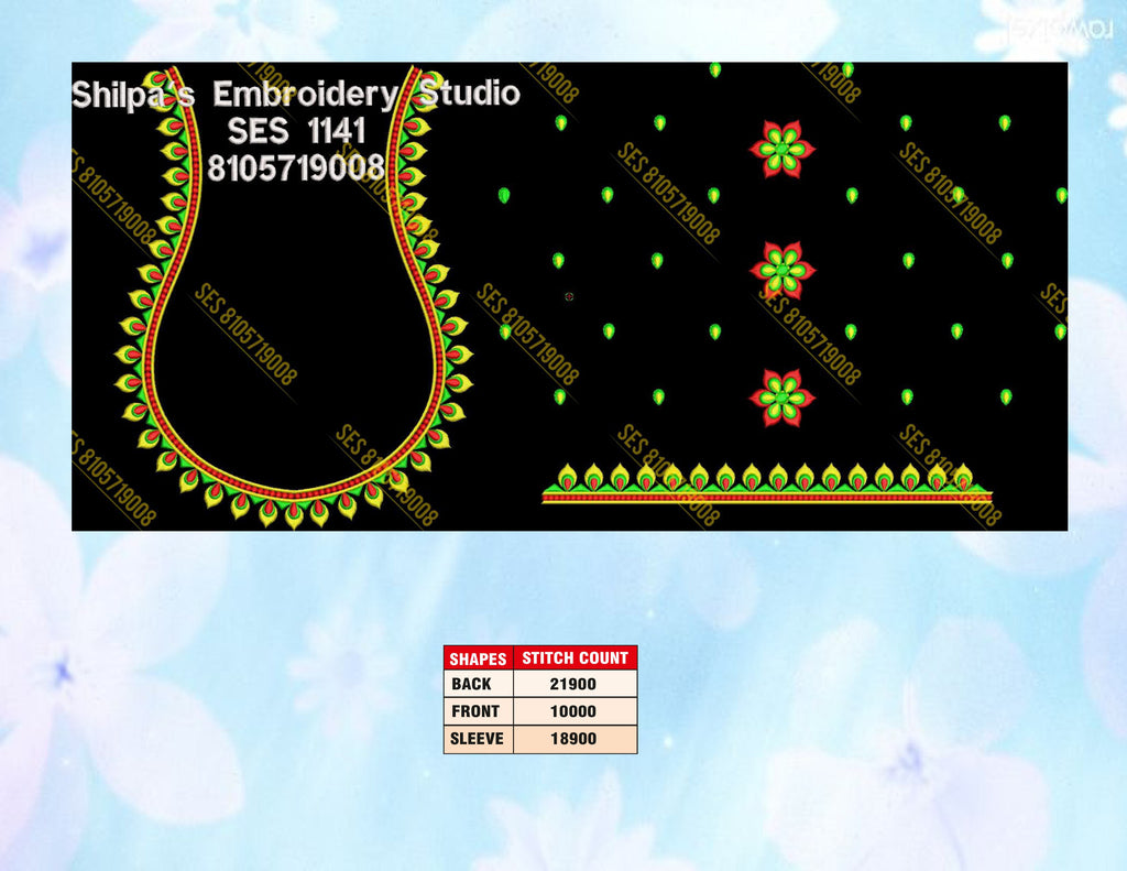 Embroidery Designs 1101-1200 Series