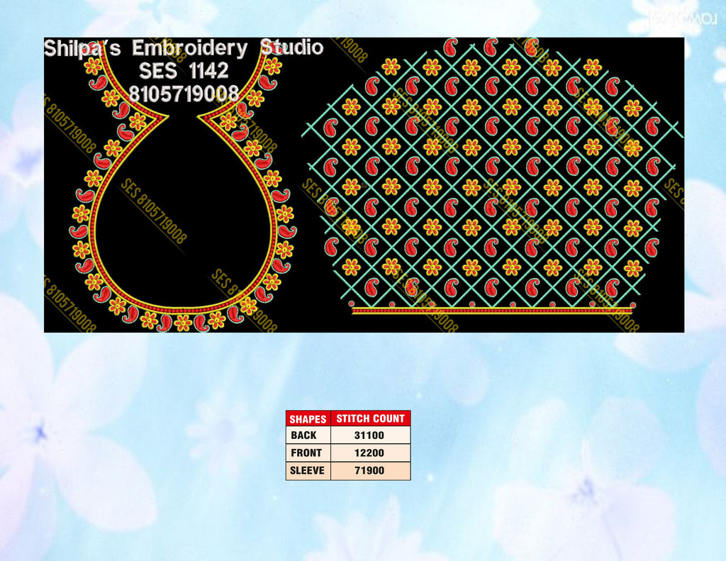 Embroidery Designs 1101-1200 Series