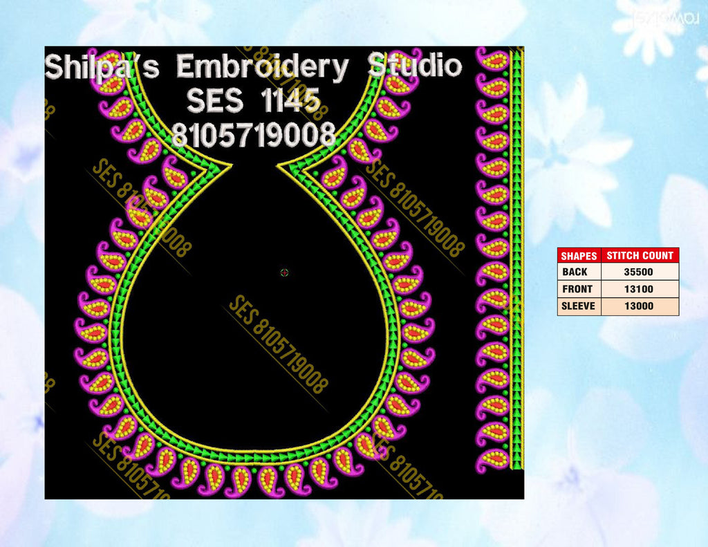 Embroidery Designs 1101-1200 Series