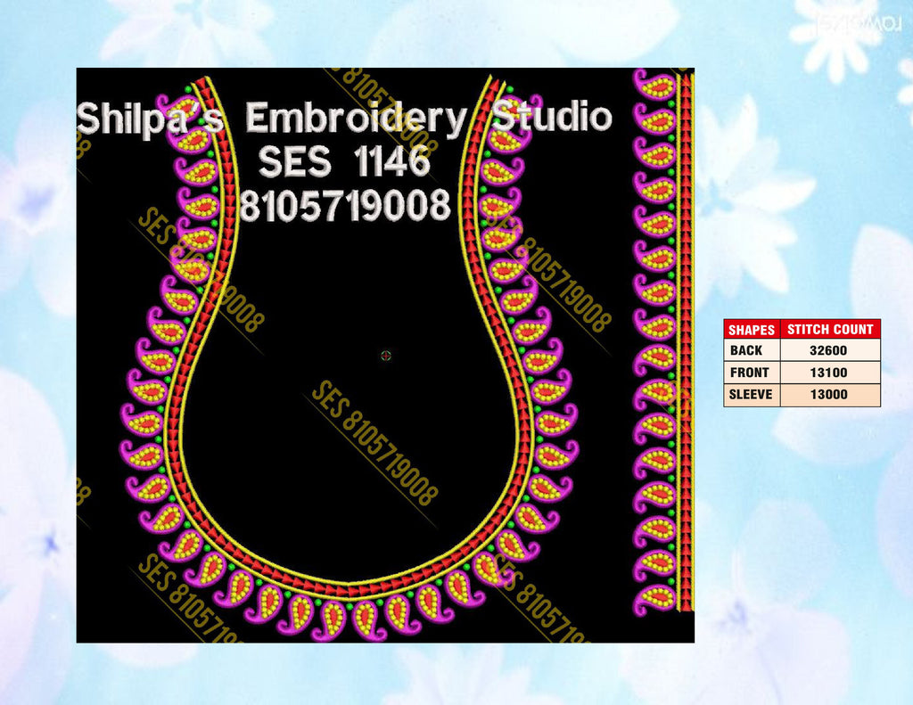 Embroidery Designs 1101-1200 Series