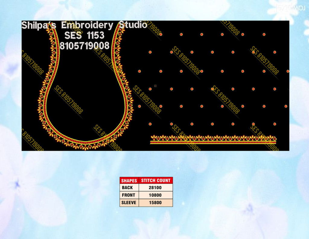 Embroidery Designs 1101-1200 Series