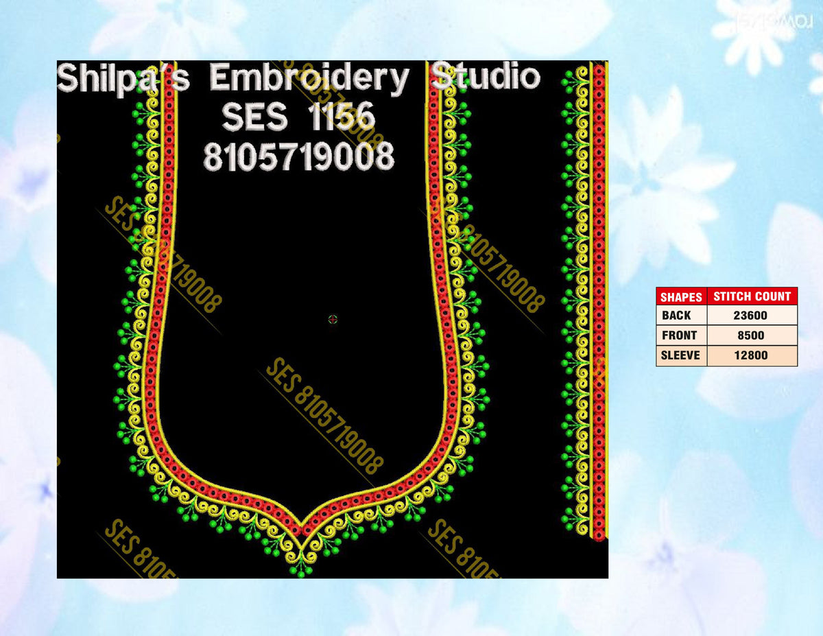 Embroidery Designs 1101-1200 Series