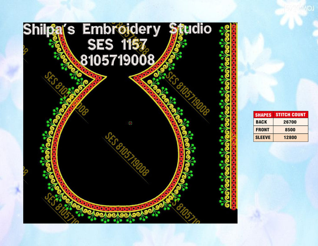 Embroidery Designs 1101-1200 Series