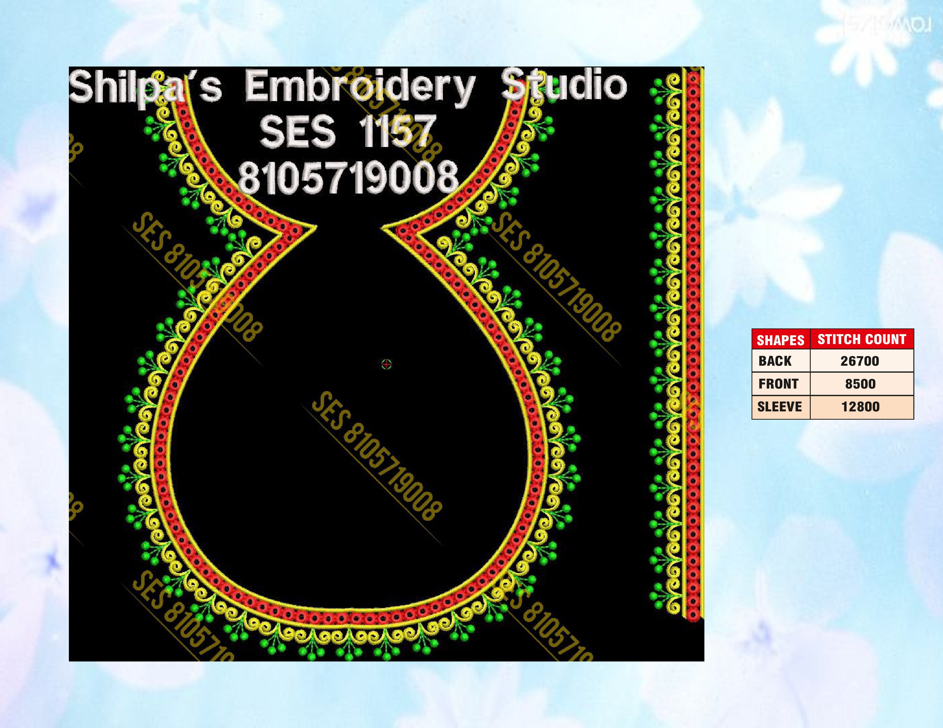 Embroidery Designs 1101-1200 Series
