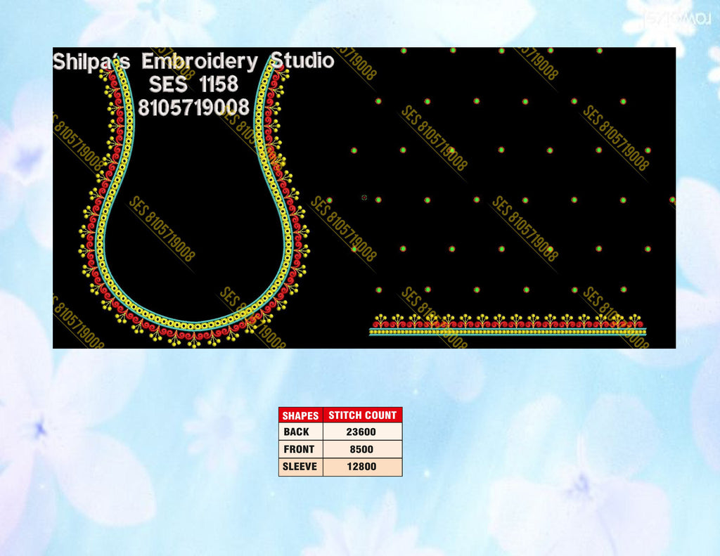 Embroidery Designs 1101-1200 Series
