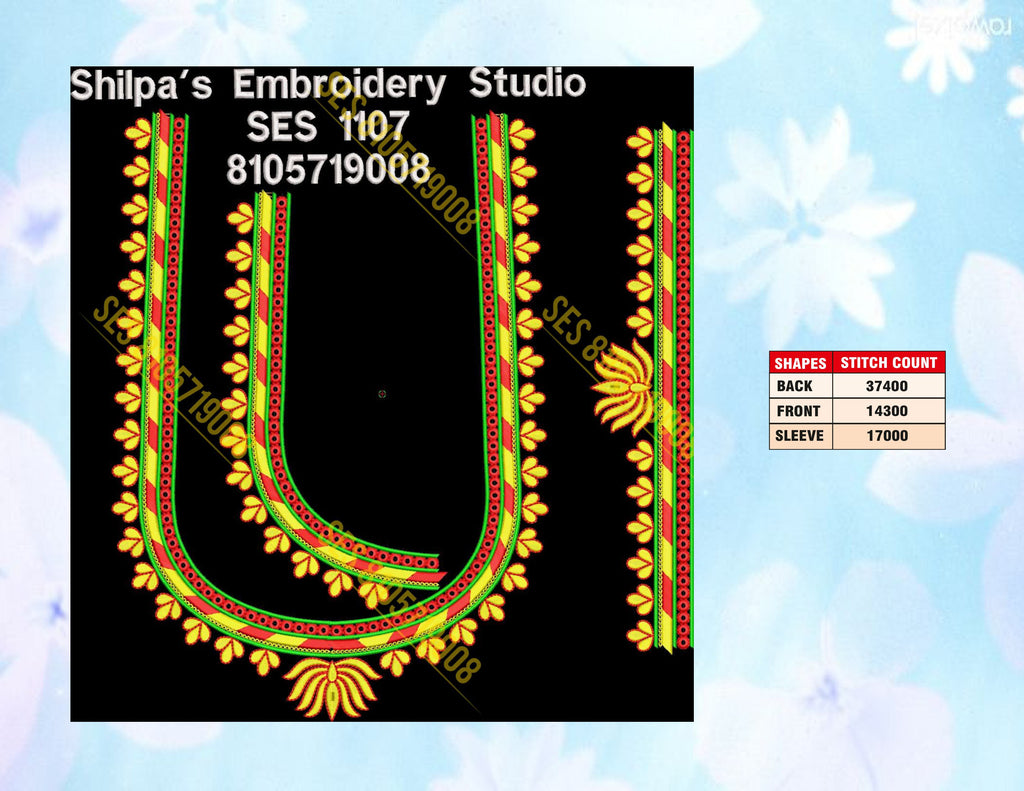 Embroidery Designs 1101-1200 Series