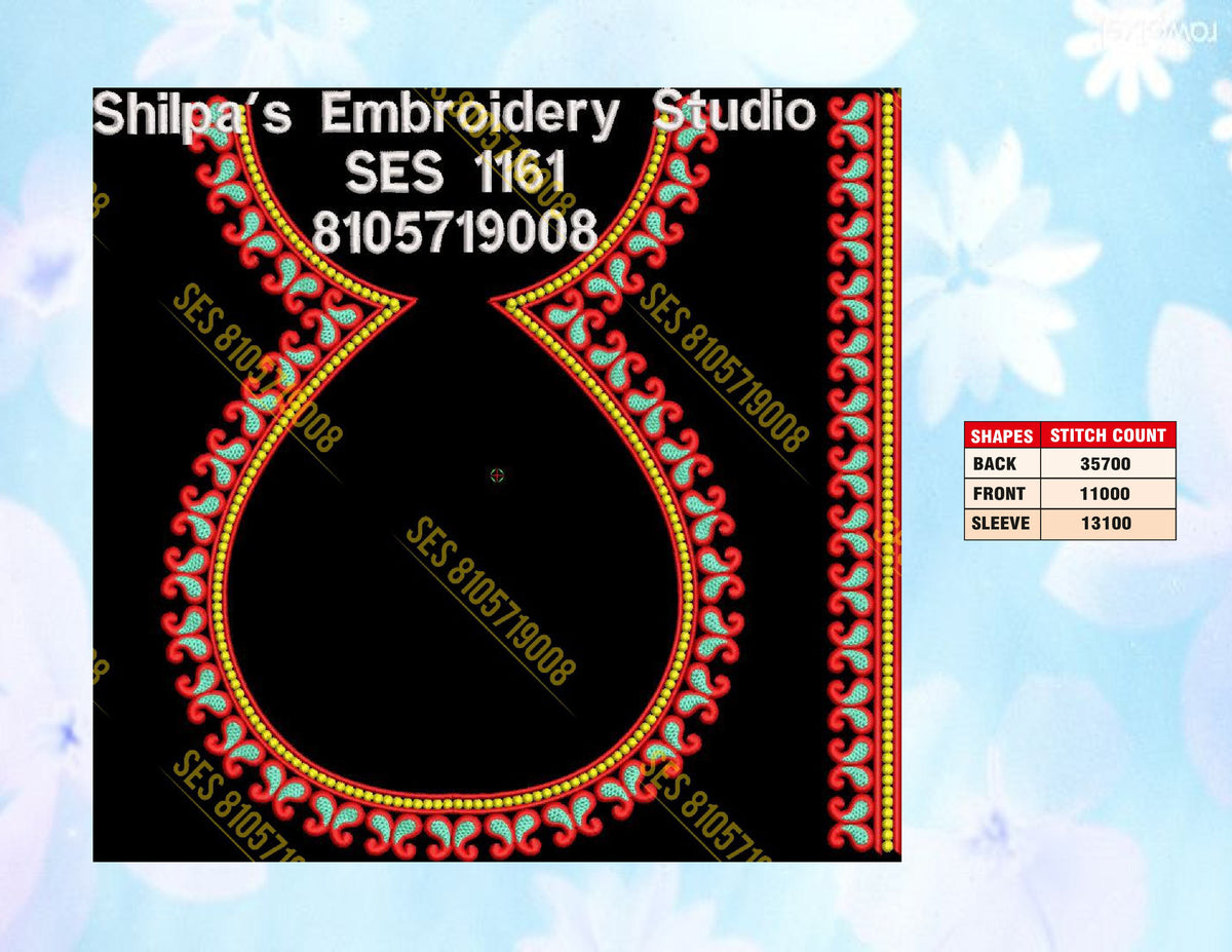 Embroidery Designs 1101-1200 Series