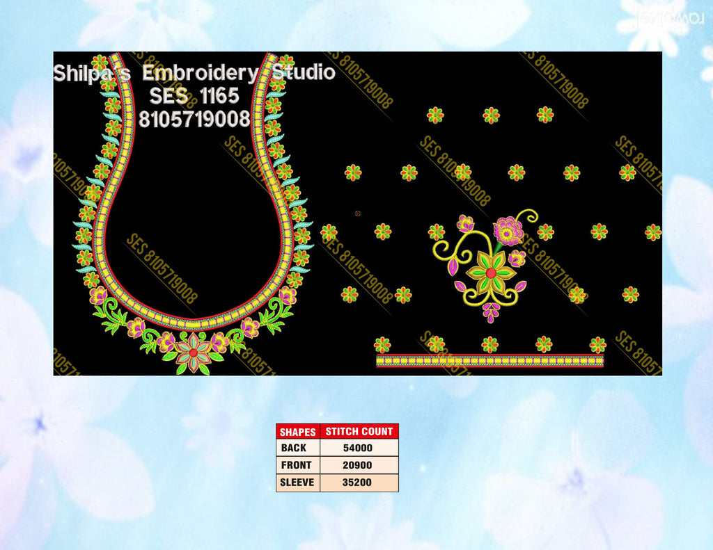 Embroidery Designs 1101-1200 Series
