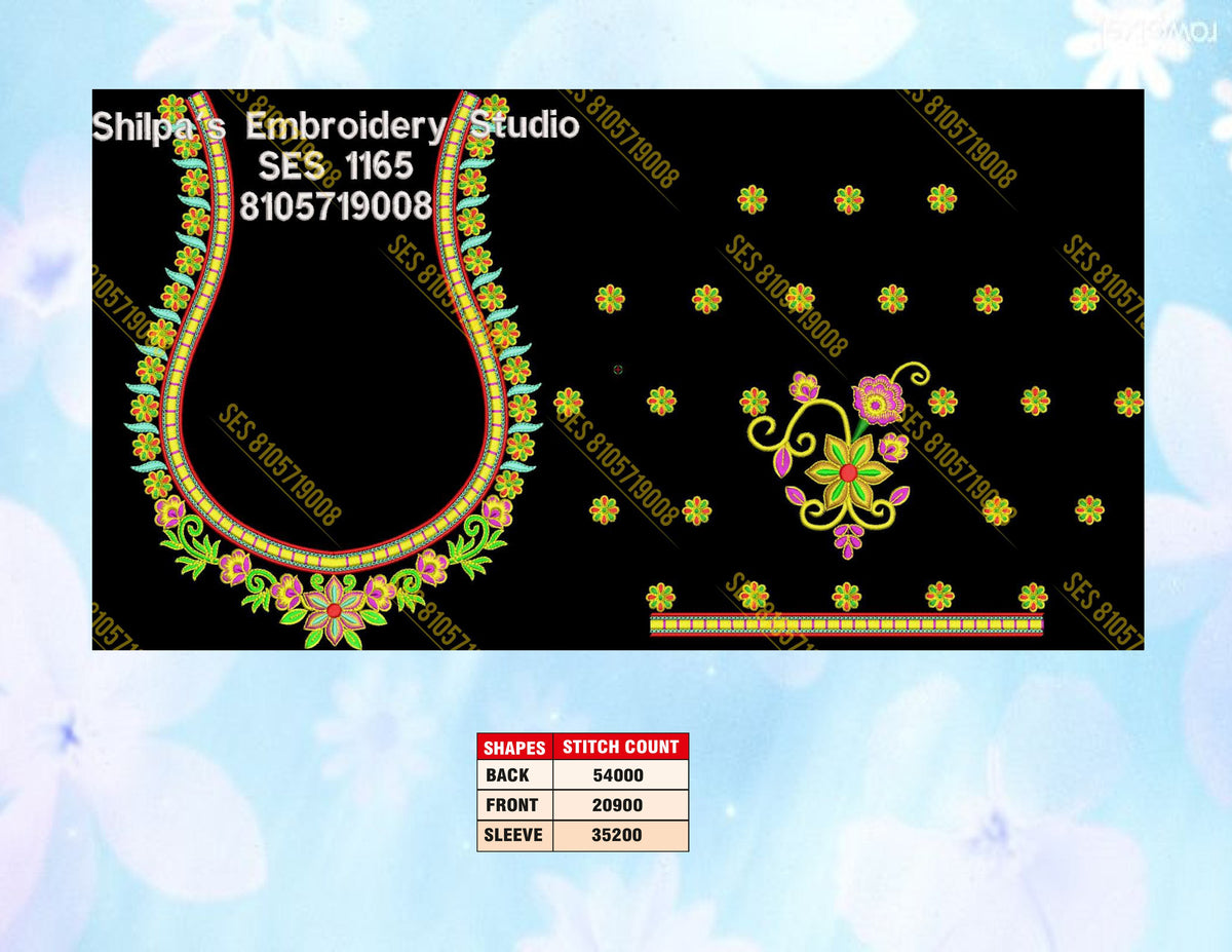 Embroidery Designs 1101-1200 Series