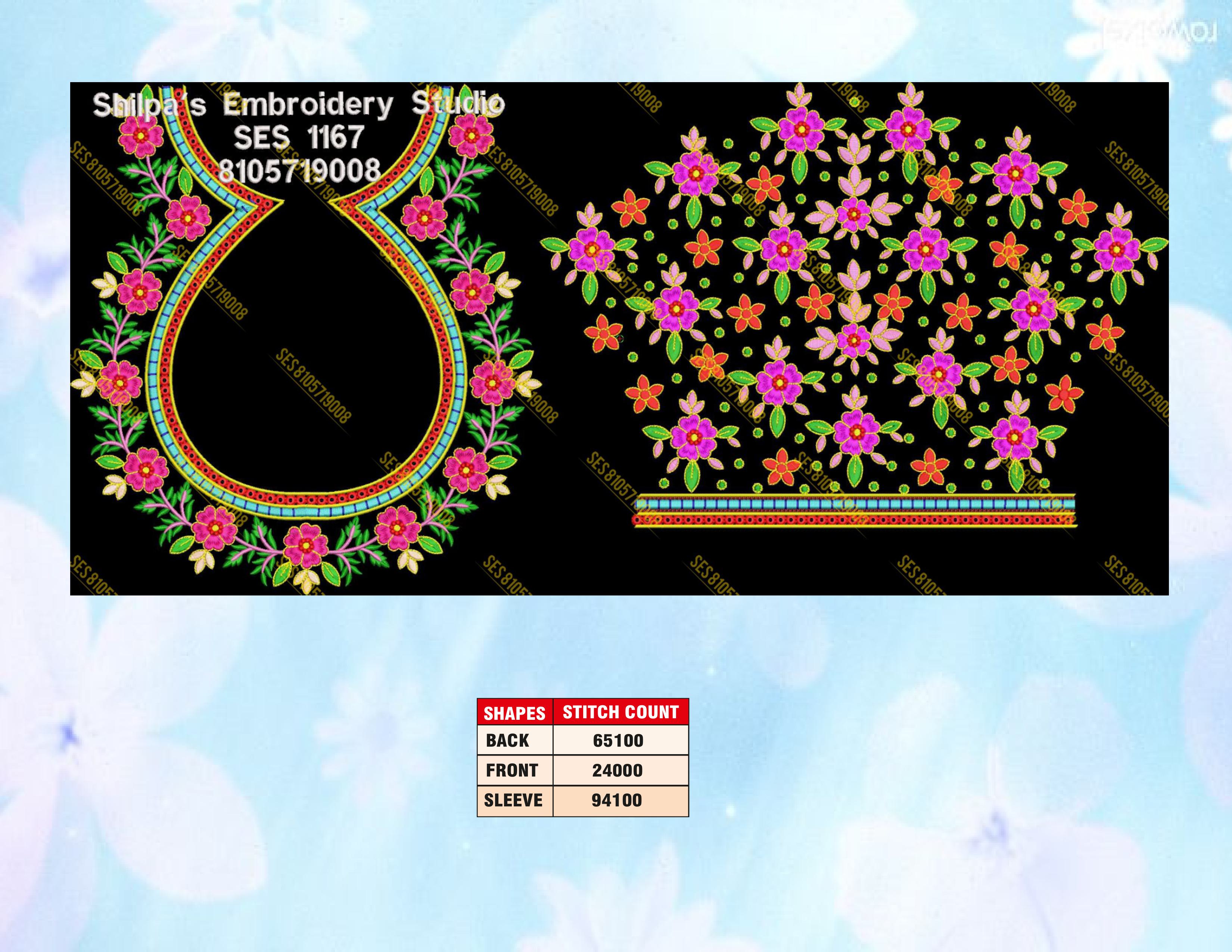 Embroidery Designs 1101-1200 Series