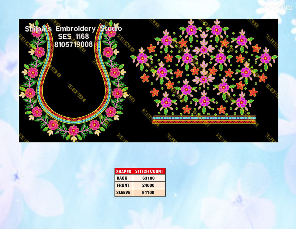 Embroidery Designs 1101-1200 Series