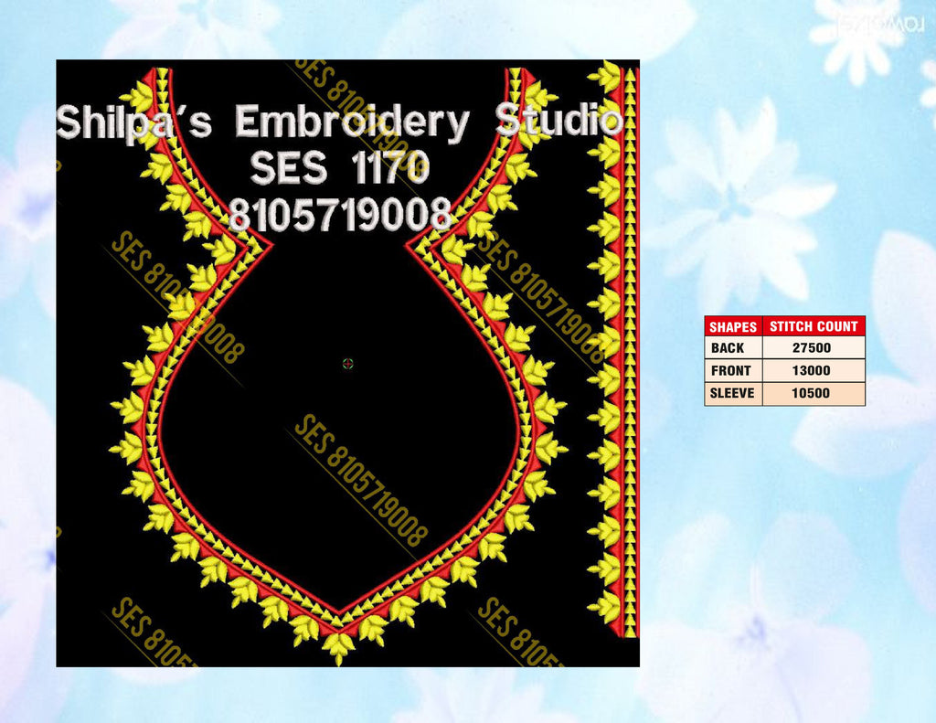 Embroidery Designs 1101-1200 Series