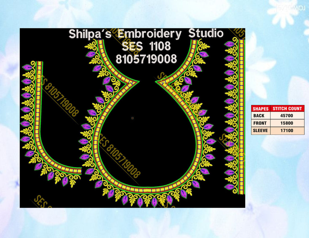 Embroidery Designs 1101-1200 Series