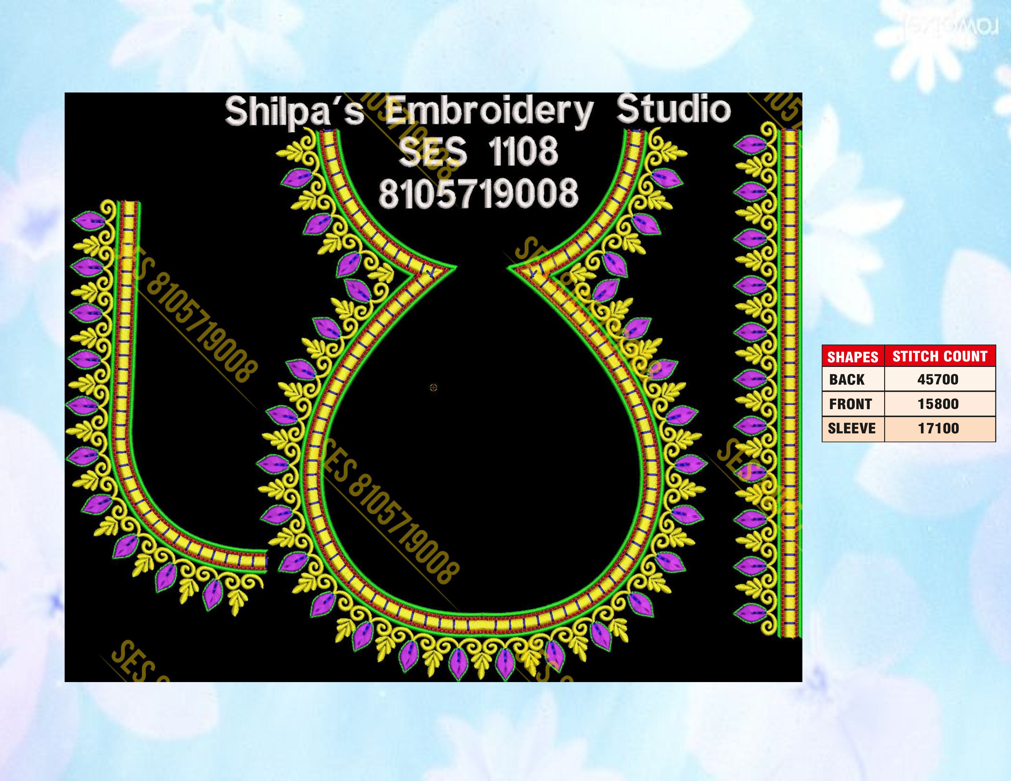 Embroidery Designs 1101-1200 Series