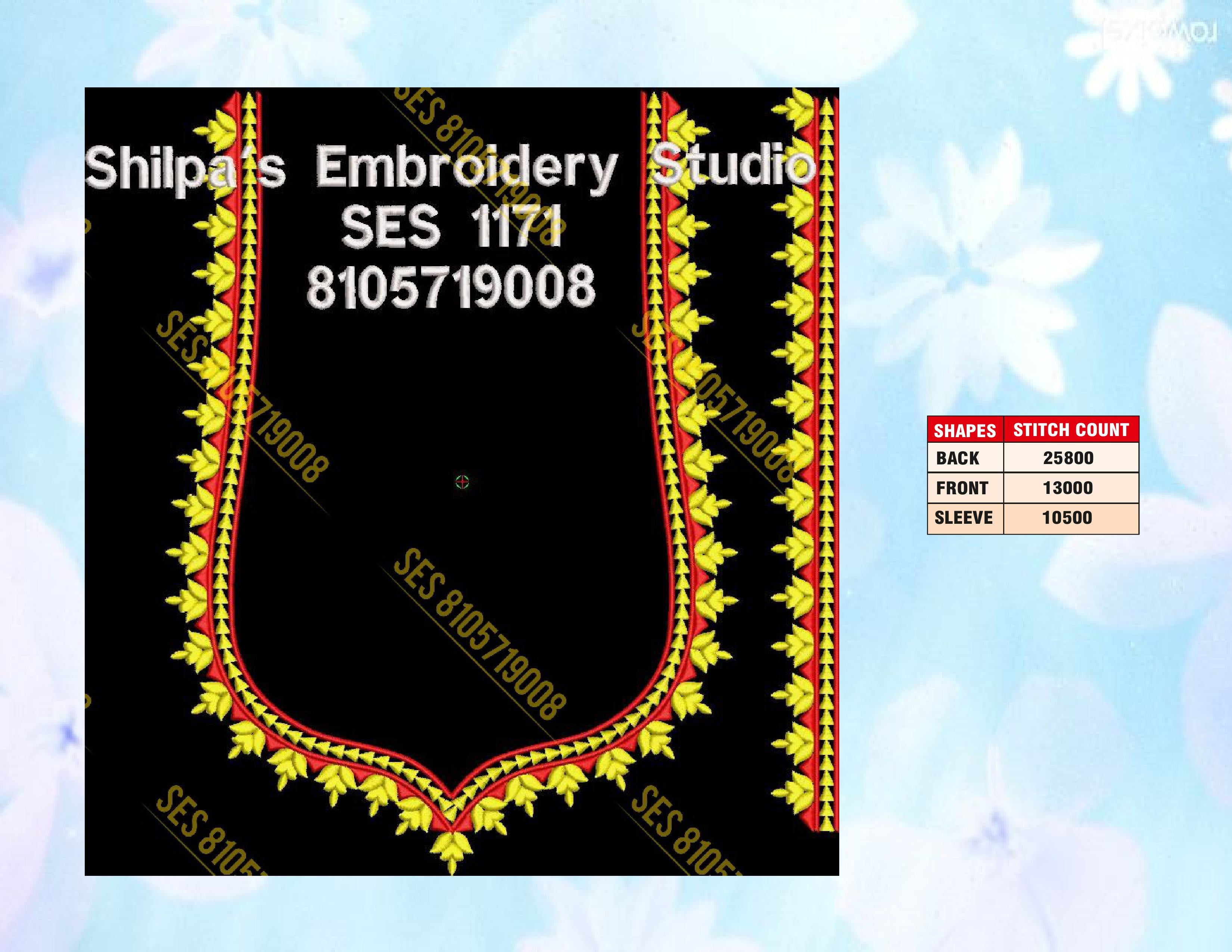 Embroidery Designs 1101-1200 Series