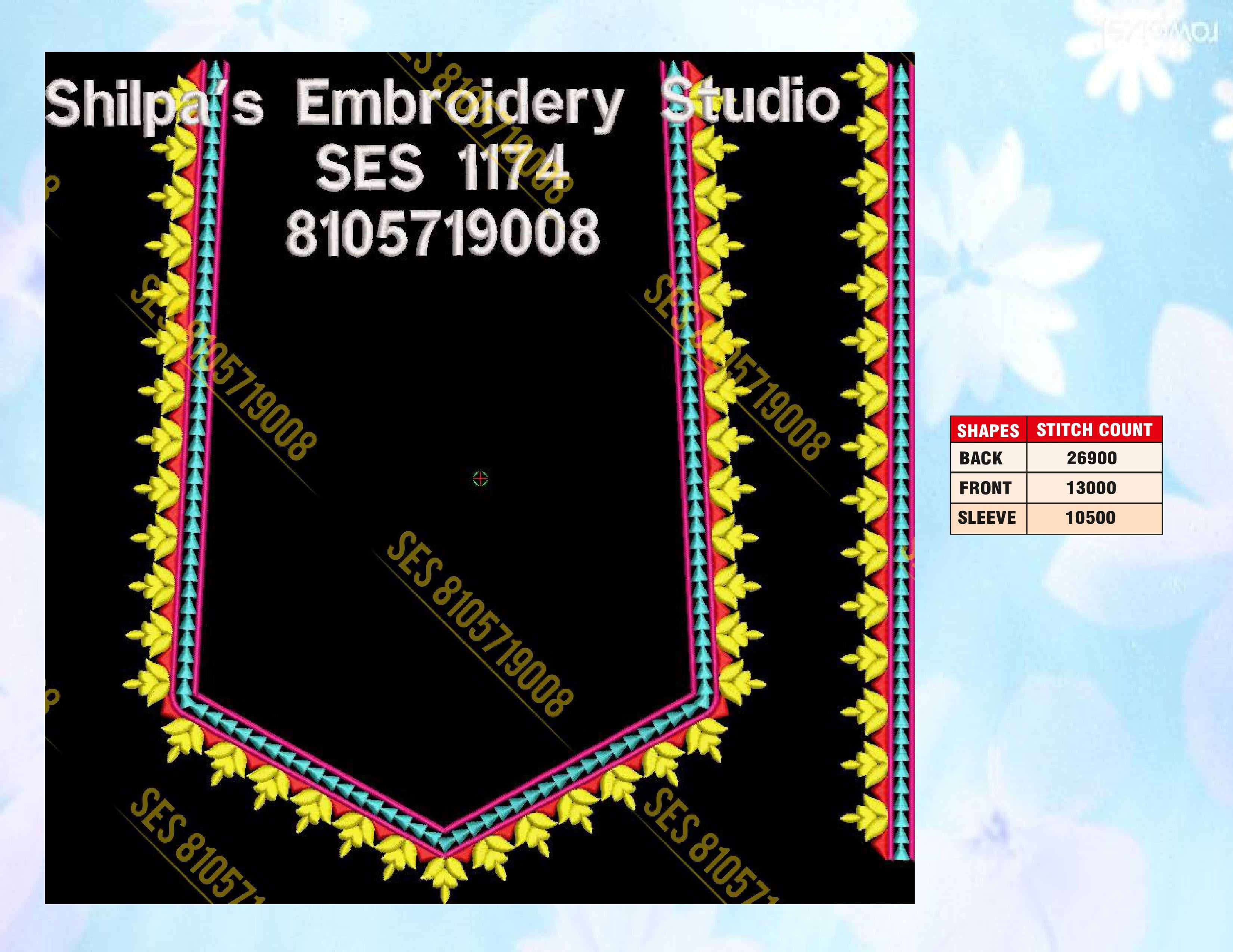 Embroidery Designs 1101-1200 Series