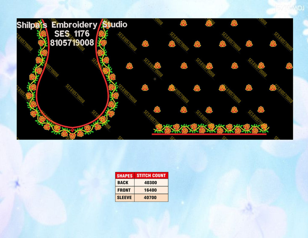 Embroidery Designs 1101-1200 Series