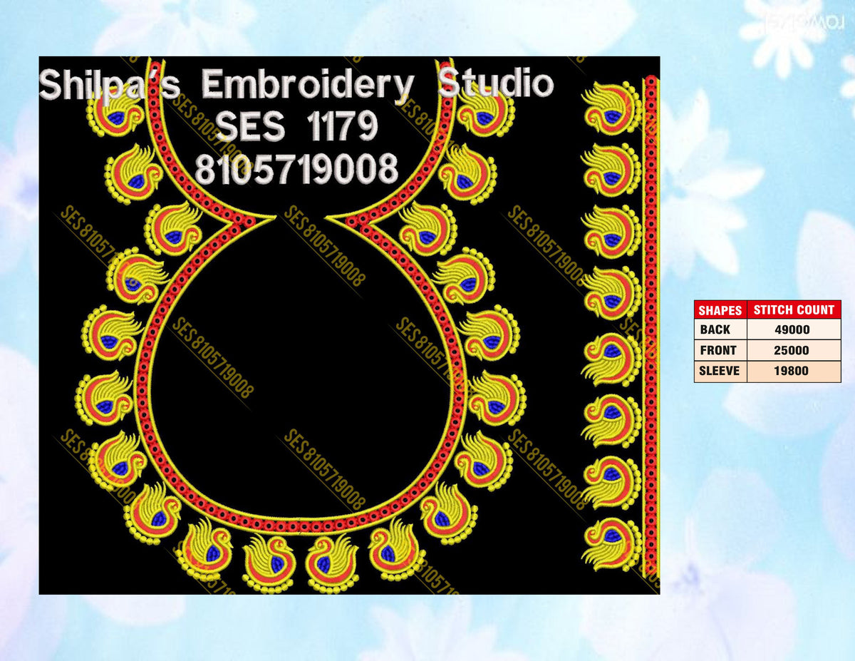 Embroidery Designs 1101-1200 Series