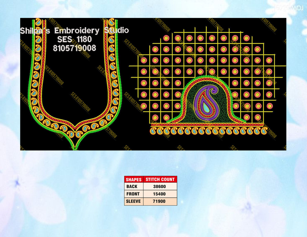 Embroidery Designs 1101-1200 Series
