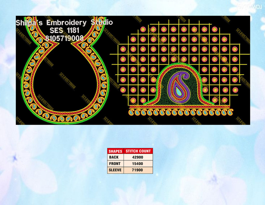 Embroidery Designs 1101-1200 Series