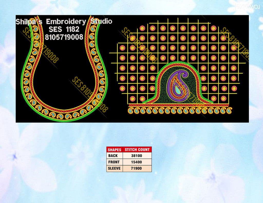 Embroidery Designs 1101-1200 Series