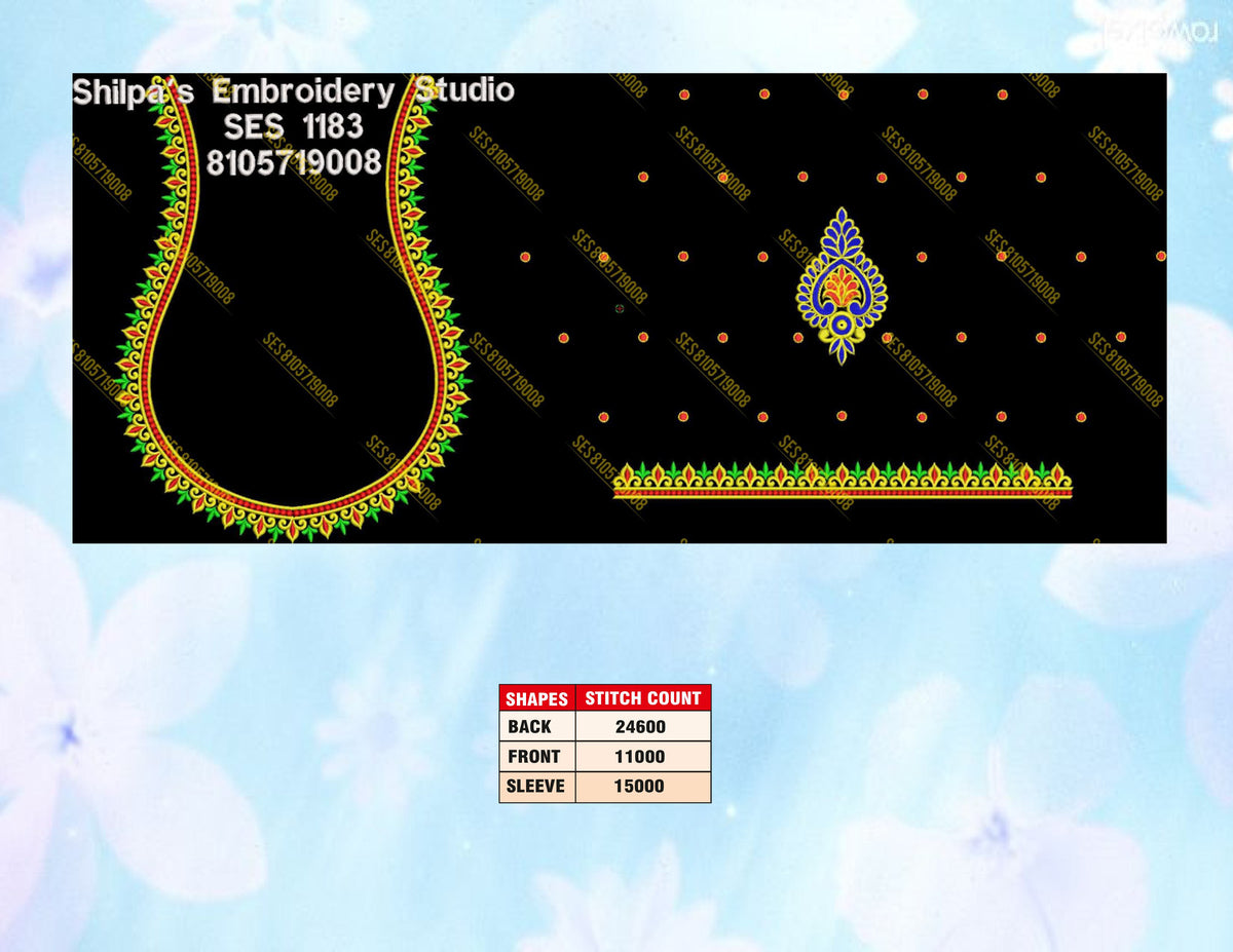 Embroidery Designs 1101-1200 Series