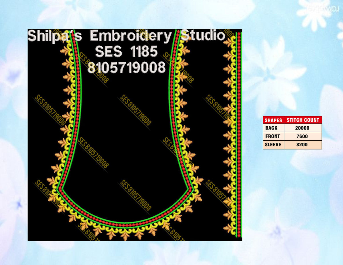 Embroidery Designs 1101-1200 Series