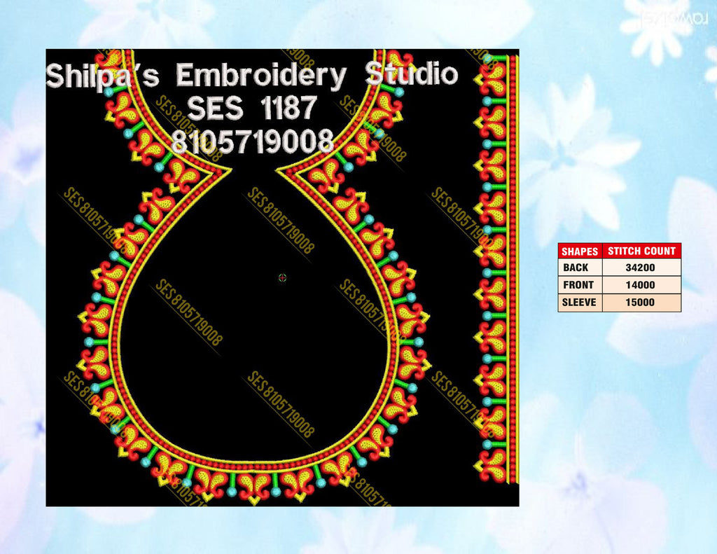 Embroidery Designs 1101-1200 Series