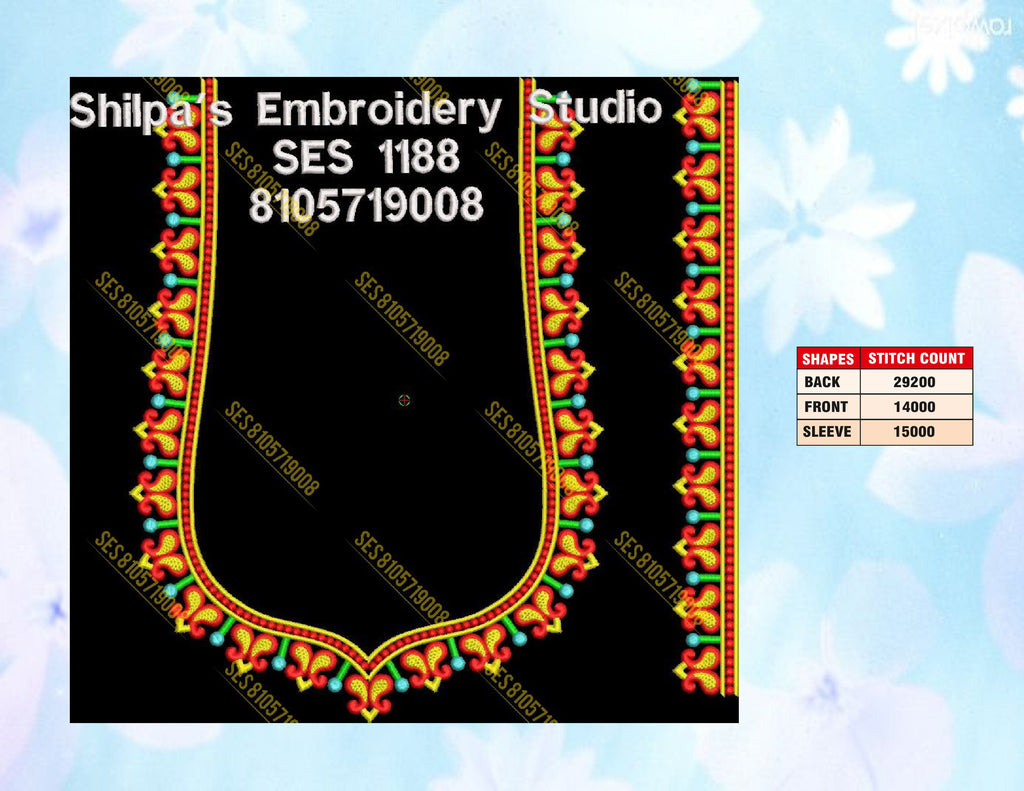 Embroidery Designs 1101-1200 Series