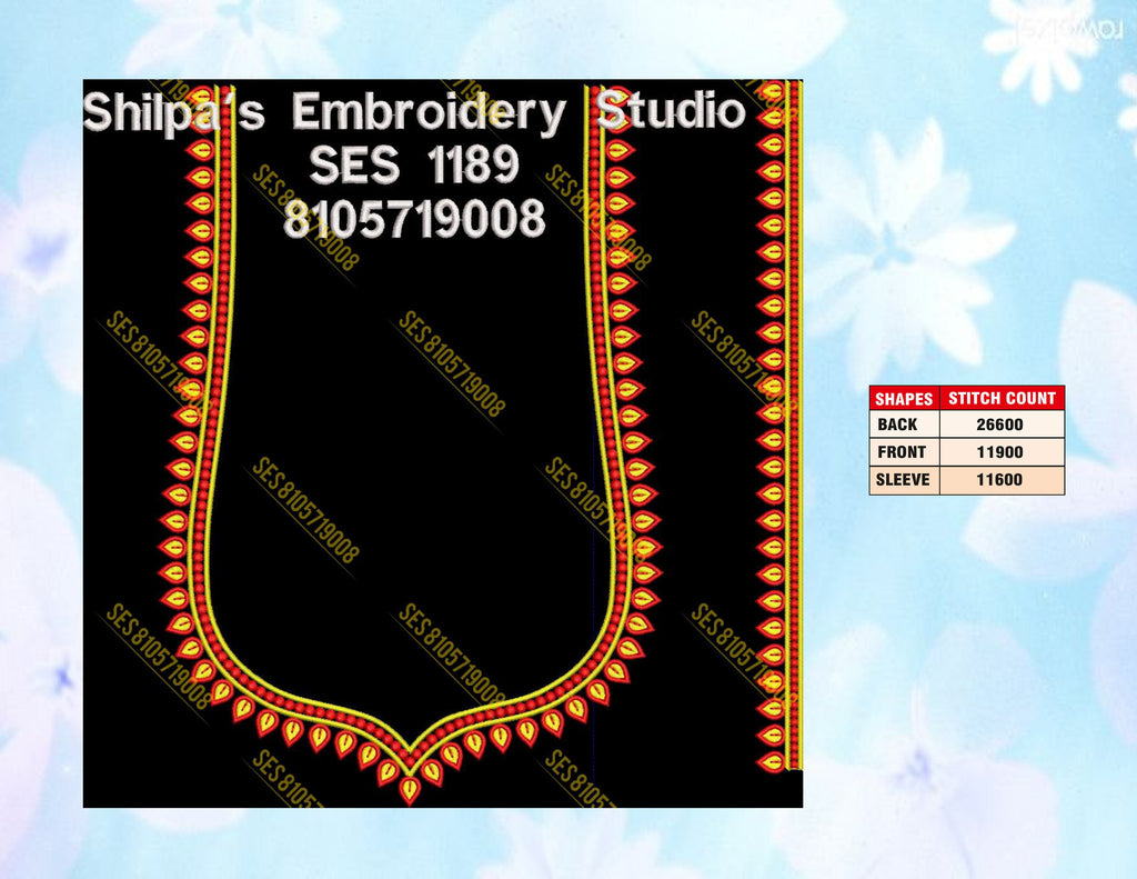Embroidery Designs 1101-1200 Series