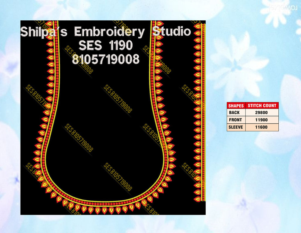 Embroidery Designs 1101-1200 Series