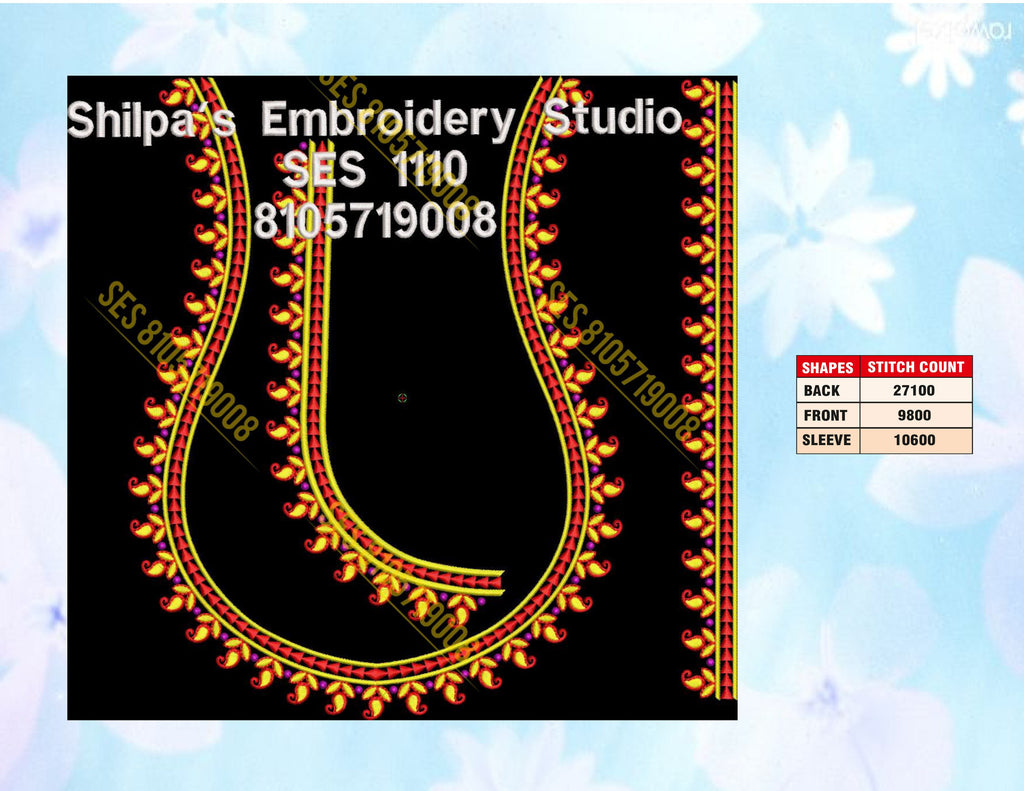 Embroidery Designs 1101-1200 Series