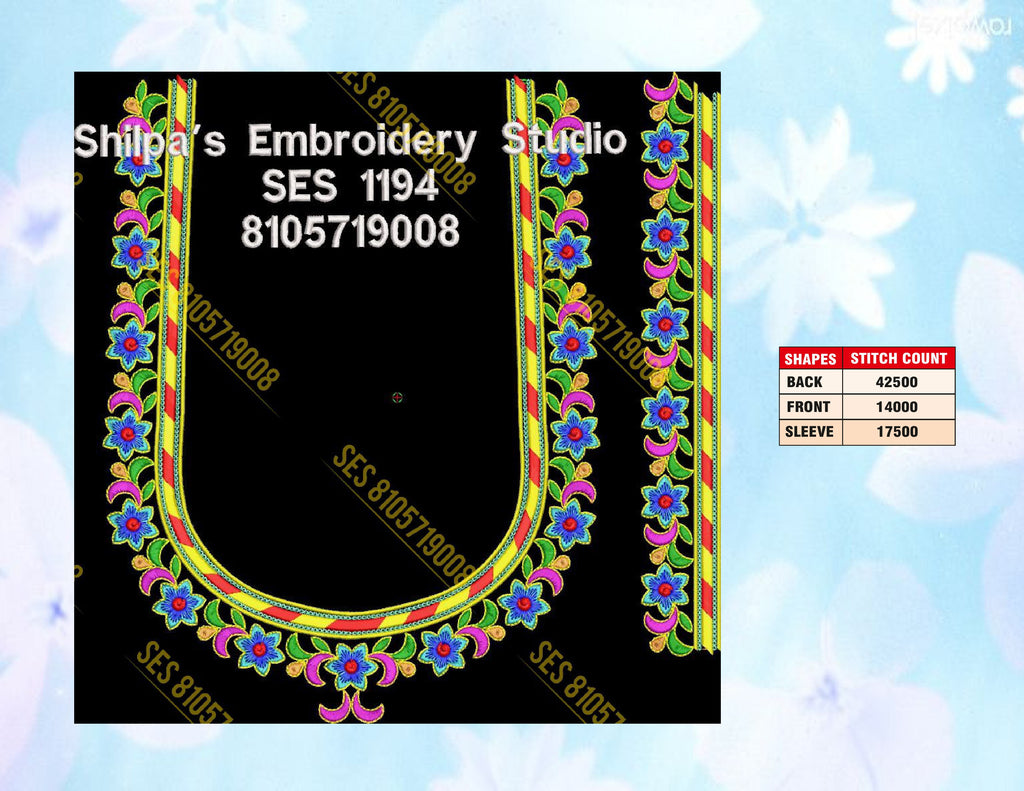 Embroidery Designs 1101-1200 Series