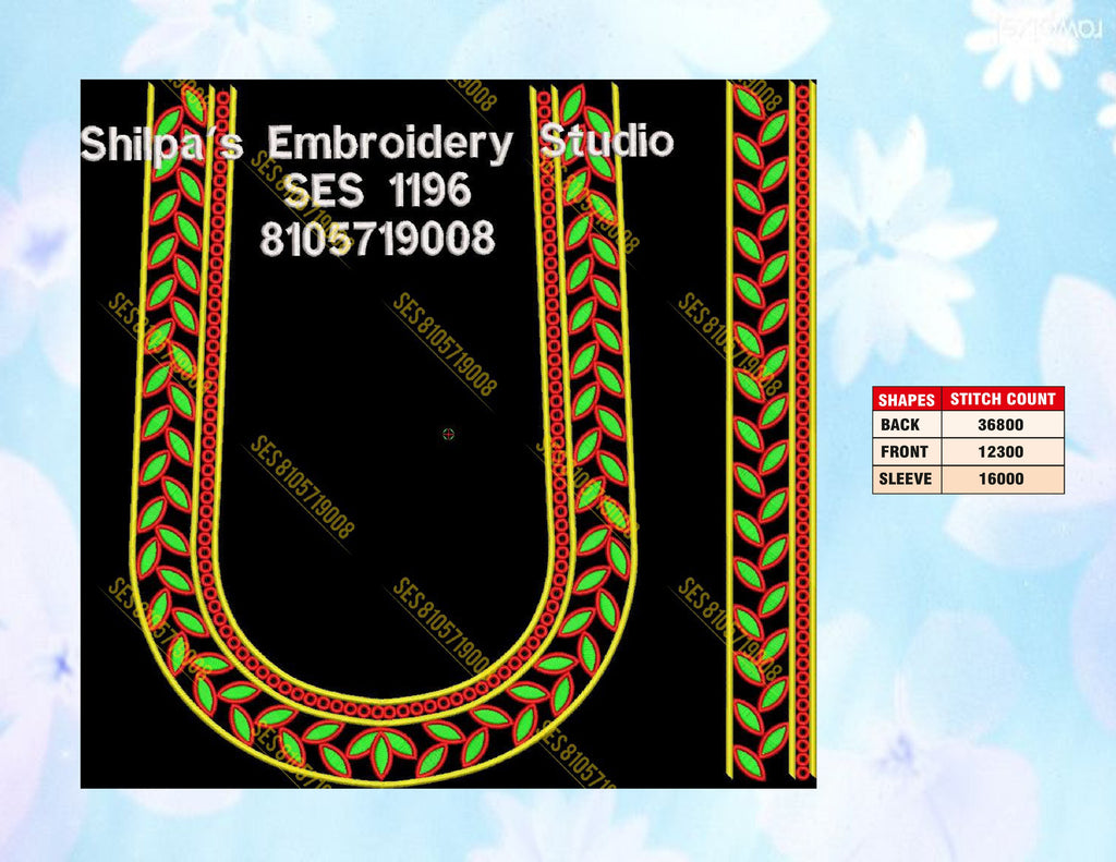 Embroidery Designs 1101-1200 Series