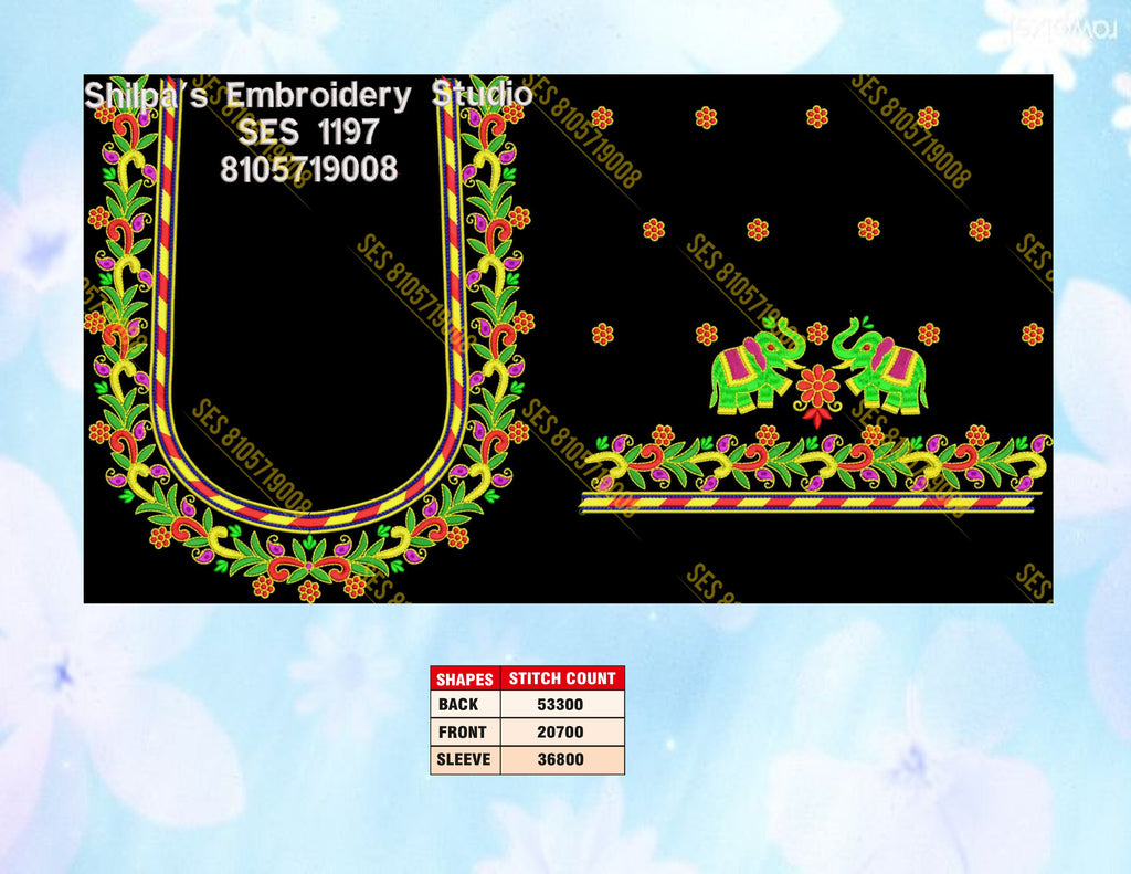 Embroidery Designs 1101-1200 Series