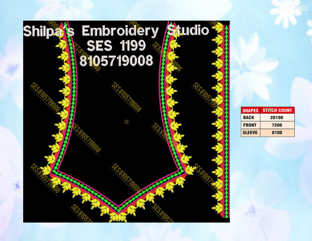 Embroidery Designs 1101-1200 Series