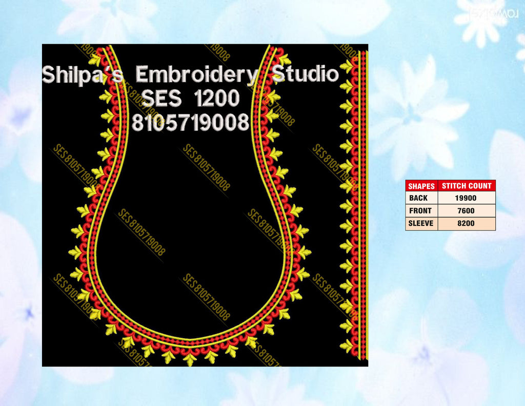Embroidery Designs 1101-1200 Series