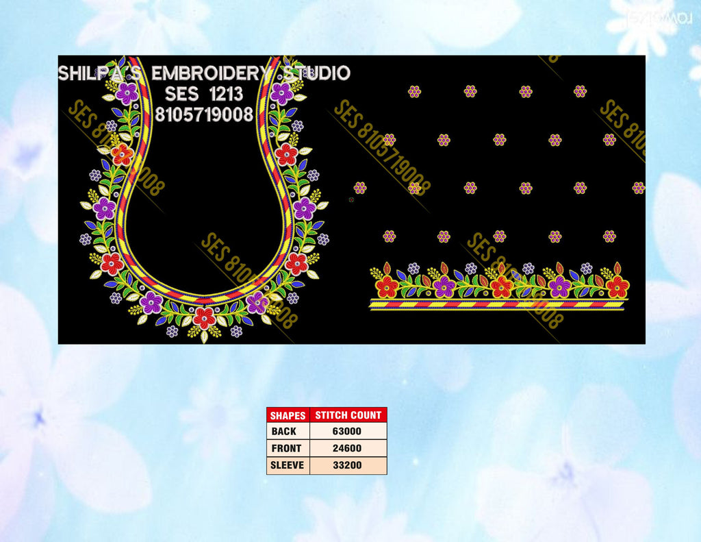 Embroidery Designs 1201-1300 Series