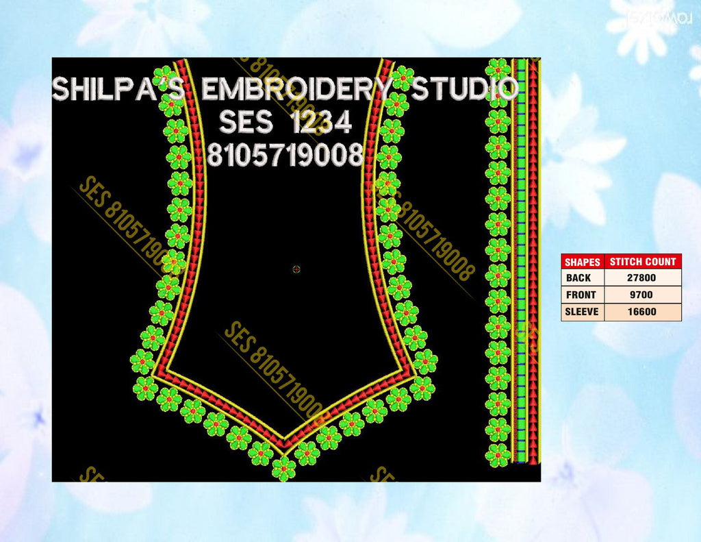 Embroidery Designs 1201-1300 Series